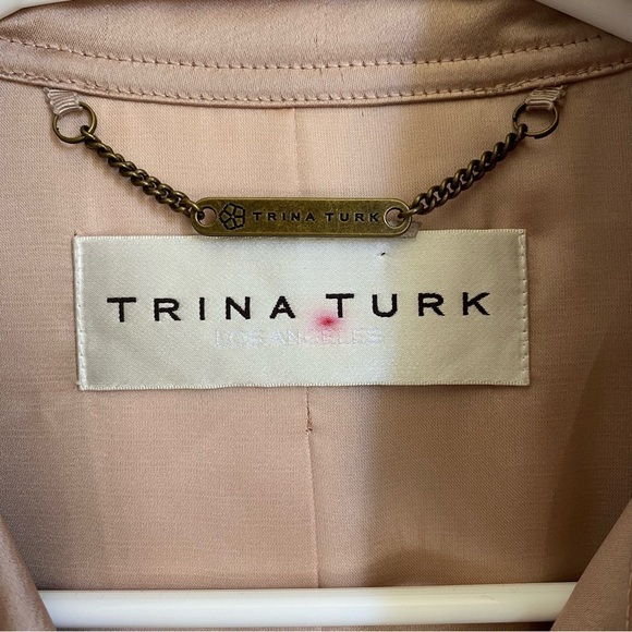 Trina Turk SOUTH TRENCH COAT S - Picture 3 of 13